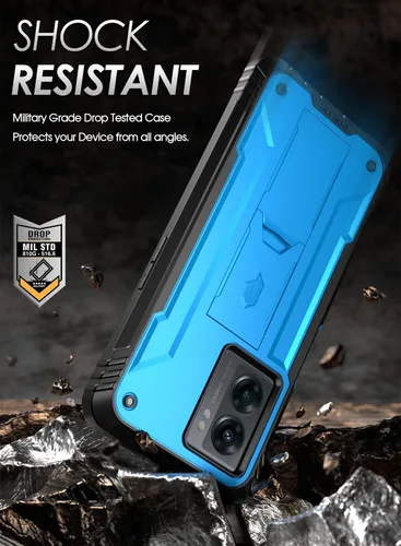 Miniatura 6 de Poetic Revolution Series - Funda protectora para OnePlus Nord N300 5G, de cuerpo completo, resistente de doble capa, a prueba de golpes, con función