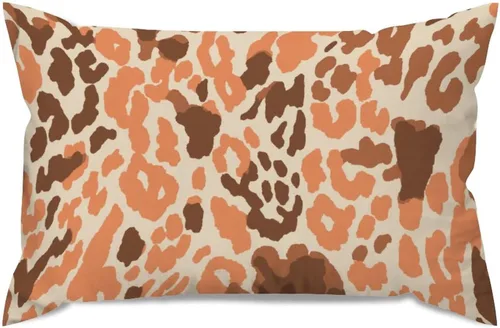 Miniatura 70 de ArogGeld Funda de almohada para sofá, guepardo y leopardo, estampado de leopardo, funda de cojín decorativa de granja para sala de estar