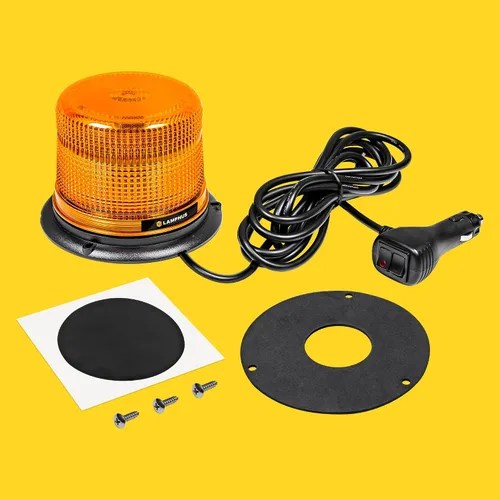 Miniatura 9 de LAMPHUS AURA 5.5" SAE Clase 1 LED de 12 W luz estroboscópica de emergencia Advertencia luz testigo para remolque construcción camiones Vehículos