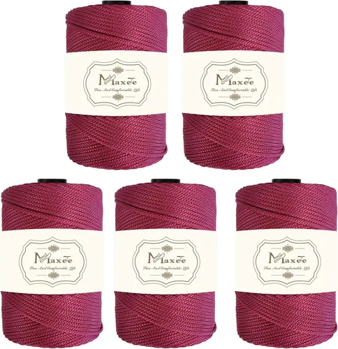 Miniatura 54 de Cordón de macramé premium de poliéster 3 mm × 218 yardas, cordón de macramé 100% polipropileno de 3 mm, ideal para crochet, colgadores de pared, 30