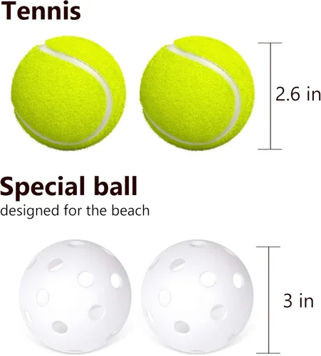 Miniatura 5 de Juegoal Outdoor Giant Yard Pong Game Set Outdoor Toss Game Throwing Game for Beach, Camping, Lawn and Backyard Rojo