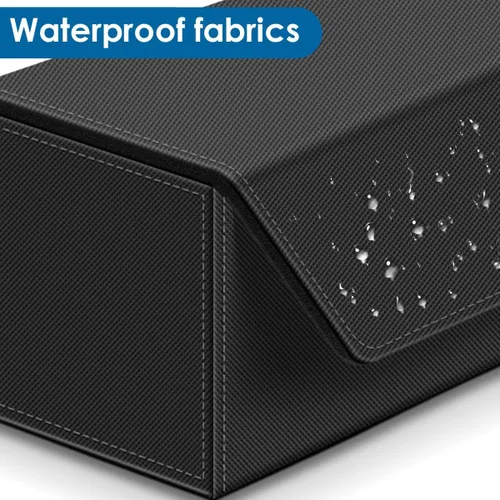 Miniatura 6 de Homthy Funda para cartas intercambiables, de cuero, cierre magnético, caja de almacenamiento para tarjetas de comandante, con capacidad para más