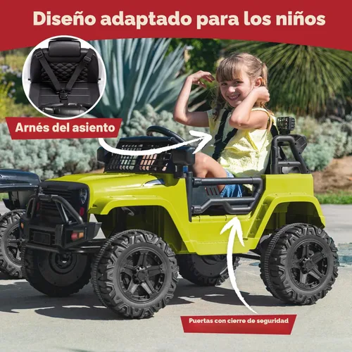 Miniatura 5 de Productos de la mejor elección, camioneta de juguete para montar de 12 V para niños con control remoto para padres, suspensión de resortes, luces
