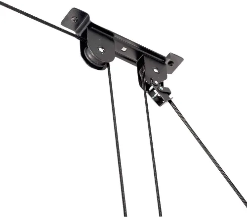Miniatura 2 de Wallmaster Soporte de techo para bicicletas, elevador de bicicletas montado en el techo, sistema de polea para bicicletas para garaje, ganchos