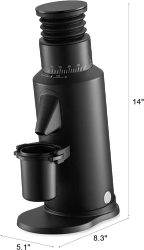 Miniatura 6 de beanglass T64 Molinillo de Café de Dosis Única, Molinillo Eléctrico de Espresso de Burrs Planos de 64mm (Negro)