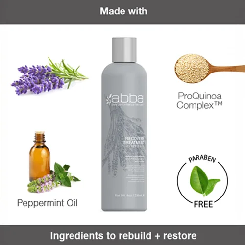 Miniatura 2 de ABBA Acondicionador de tratamiento de recuperación, aceite de lavanda y menta