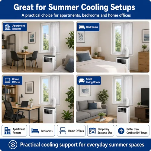 Miniatura 7 de Kit de sellado de ventana de CA portátil para ventanas abatibles y de manivela, kit de ventilación de ventana sin taladro, sello de cremallera