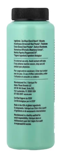 Miniatura 7 de Acure Champú Seco - Champú en polvo mini para mujeres con cabello castaño oscuro y negro, cuidado para refrescar el color teñido tratado con romero