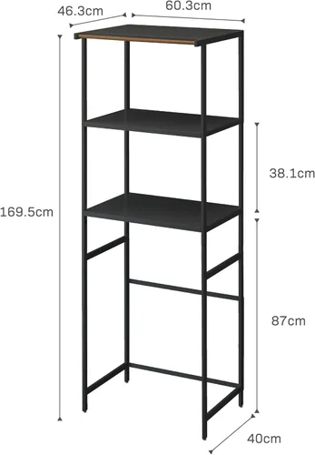 Miniatura 8 de YAMAZAKI Home Tower Estante de almacenamiento para electrodomésticos de cocina, estantería de metal, organizador de pie, estantes resistentes, 67