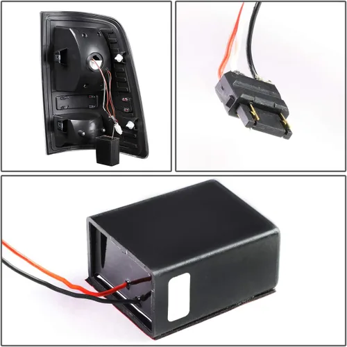 Miniatura 6 de DNA MOTORING TL-DRAM09-LED-3D-BK-SM-G2 Conjunto de luces traseras LED 3D lado del conductor y pasajero