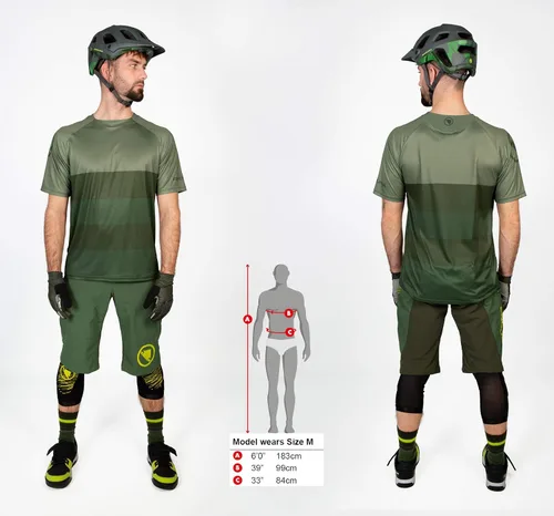 Miniatura 6 de Endura Hombre SingleTrack Core Print Manga Corta Ciclismo T II