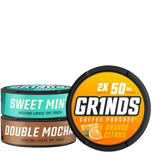 Miniatura 8 de Bolsas de café Grinds 5 latas de muestra Espresso doble, vainilla, New Orleans, doble mocha, caramelo cada bolsa equivale a 1/4 taza de café