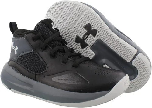 Miniatura 2 de Under Armour Tenis de baloncesto unisex para niños preescolares Lockdown 5, Negro