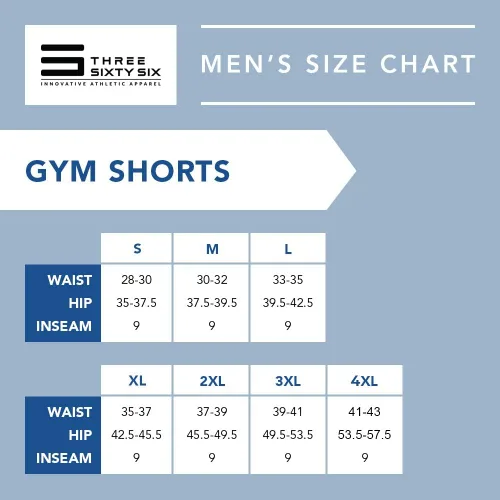 Miniatura 6 de Dry FIT Gym Shorts for Men - Mens Workout Running Shorts - Moisture Wicking with Pockets and Side Hem