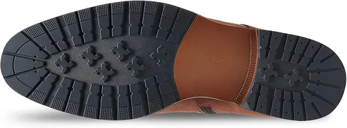 Miniatura 6 de Dockorio Botas chukka casuales para hombre, botas de vestir de cuero para hombre