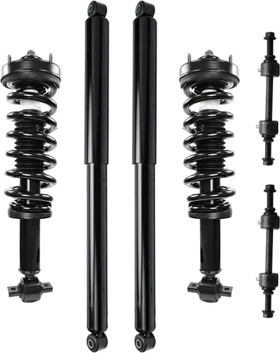 Miniatura 34 de Detroit Axle - Kit de puntales delanteros de 6 piezas para Ford Escape 2014-2019, 2 puntales y muelles helicoidales, 2 enlaces de barra