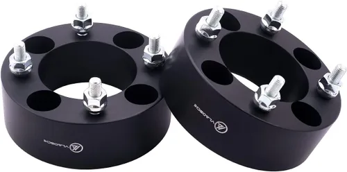 Miniatura 7 de Espaciadores de Rueda Forjados en Negro 4x115 para ATV de 2 Pulgadas con Pernos de 10x1.25 Compatibles con Yamaha Arctic-Cat de 4 Lug 4/115 para 300