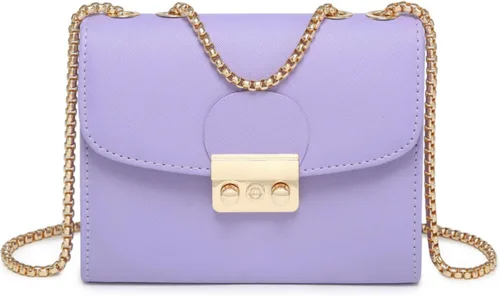 Dasein Bolso cruzado pequeño para mujer, bolso de noche de diseñador, bolso de mano para bodabaile de graduaciónfiesta con doble correa de cadena