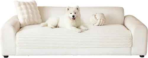 Miniatura 18 de MYSKY HOME Funda de sofá en forma de L, 100% impermeable para mascotas, fundas de sofá modular en forma de L, fundas de sofá antideslizantes