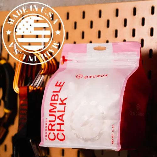Miniatura 6 de Crumble Chalk - Tiza gruesa para escalada en roca, tiza profesional para levantamiento de pesas, crossfit, levantamiento de potencia, 11 onzas