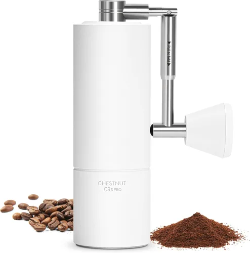 Miniatura 9 de TIMEMORE Chestnut C3 ESP Pro Molinillo de Café Manual, Molinillo de Café Manual de Rebaba Cónica de Acero Inoxidable S2C con Mango Plegable