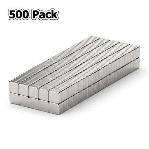 Miniatura 2 de Pequeños imanes de bloque cuadrado de 1/8 x 1/8 x 1/32 - Soporte magnético universal muy pequeño de 3 x 3 x 1 pulgadas, organizador de herramientas