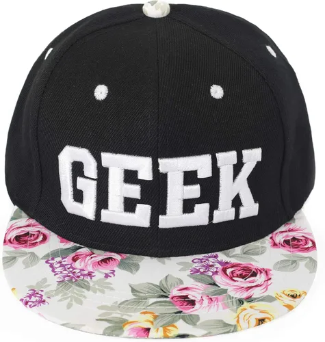 Miniatura 4 de ZLYC - Gorra de béisbol para mujer con impresión Tropical Floral neón con palabra Bordada - Snapback