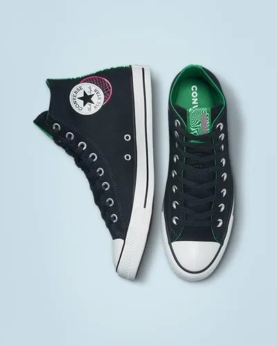 Miniatura 6 de Converse Chuck Taylor All Star See Beyond - Top alto unisex negroverderosa Prime
