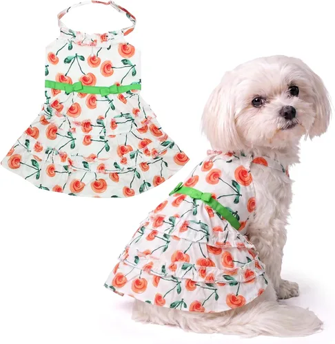 Miniatura 36 de Parisian Pet Chambray - Vestido para perro - Ligero sin mangas para perro, niña, talla XS Chambray en general