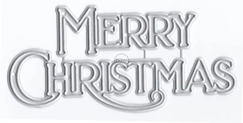 DzIxY Troqueles de corte de metal de Feliz Navidad para kit de fabricación de tarjetas, troquelados, troquelados, plantillas de máquina de álbumes