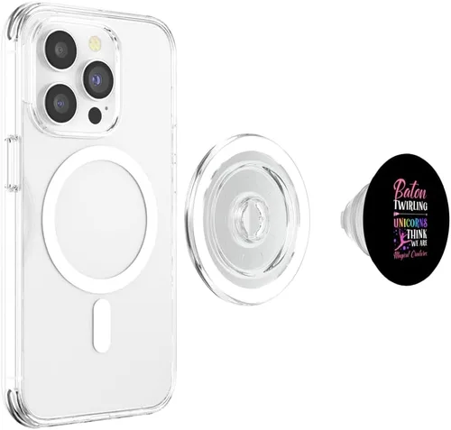 Miniatura 4 de Baton Twirling. Majorette Baton Twirler PopSockets MagSafe PopGrip for iPhone