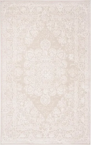Miniatura 16 de SAFAVIEH Alfombra de área de 9x12 pies - Colección Reflection - Grande - Beige y crema, no desprende pelusa y es fácil de limpiar, ideal para sala