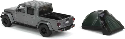 Miniatura 4 de Greenlight 38030-E The Great Outdoors Series 2 - 2021 Gladiator High Altitude con moderna tienda de campaña para camioneta escala 1/64