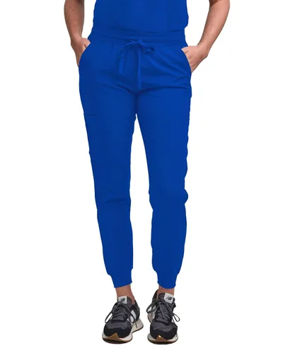 Miniatura 4 de Green Town - Conjunto de ropa quirúrgica para mujer, pantalón jogger y camiseta con cuello en V, 5 bolsillos, banda de yoga, uniforme de enfermería