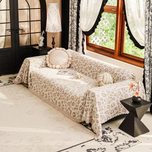 Miniatura 96 de VClife Fundas de sofá bohemio de felpilla para sofá seccional, fundas de sofá suaves y antideslizantes para sofá de 2 cojines, protector de muebles