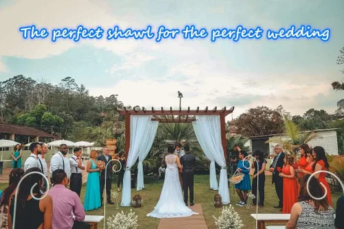 Miniatura 7 de Bufanda para mujer, chales y envolturas para vestido de noche, boda, regalo de dama de honor