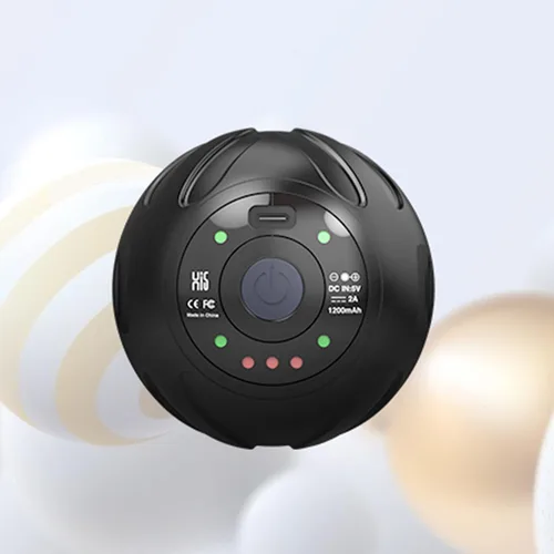 Miniatura 2 de Master Massage Clinton - Pelota de masaje de vibración ligera con 5 velocidades de nivel para masaje de múltiples piezas, color negro