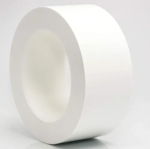 Miniatura 4 de Cinta blanca de PVC para salas blancas de 2 pulgadas x 36 yardas, 1 rollo, resistente a disolventes con adhesivo de goma sintética y núcleo