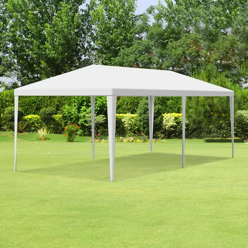 Miniatura 7 de F2C Cenador para exteriores de 10 x 20 pies, toldo blanco con paredes laterales para fiestas, bodas, tienda para eventos de catering, pabellón