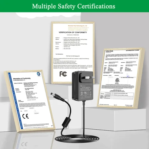 Miniatura 4 de Cable de fuente de alimentación de 18V 1A con certificación UL, 100V-240V AC a DC 18Vdc Adaptador de corriente para 1.0a 1000ma 0.75a 750ma 0.6a