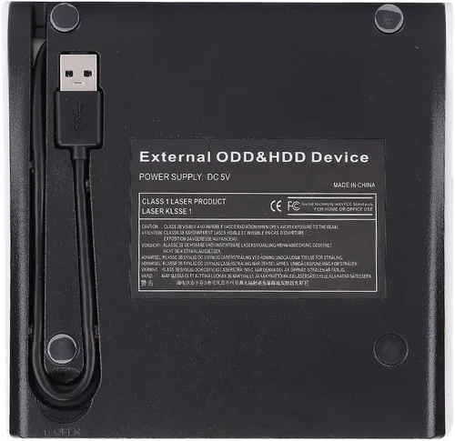 Miniatura 7 de Yoidesu Caja de unidad de CD externa, Caja de interruptor ODD/HDD externa, Caja de unidad externa USB 3.0, carcasa de unidad de escritor portátil