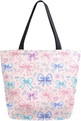 Miniatura 18 de SUABO Bolsa de asas de cocina reutilizable para comestibles, bolsa de compras de lona para exteriores Cactus