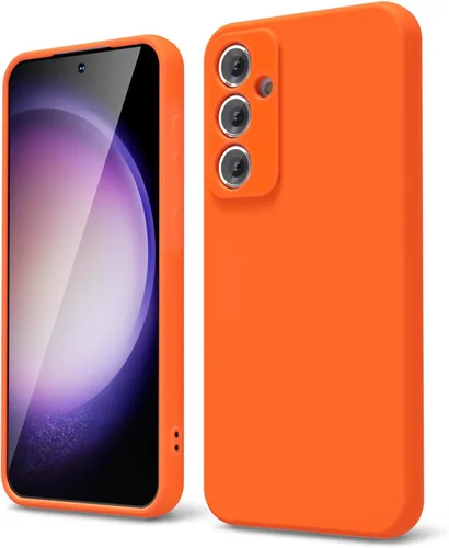 Miniatura 106 de oakxco Funda para teléfono Samsung Galaxy S21 Ultra con agarre de silicona líquida, bonita funda delgada y delgada de goma suave de TPU lisa
