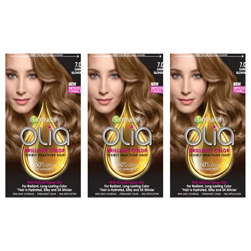 Miniatura 35 de Garnier Olia Tinte de cabello sin amoníaco [5.60] rojo granate medio, 1 unidad 5.6 Rojo granate medio