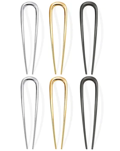 Miniatura 11 de 6 piezas de broches franceses para el cabello para mujer, broches franceses para el cabello con caparazón de tortuga, broches grandes para peinar