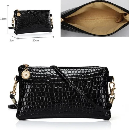 Miniatura 4 de Bolsa de Mano con Cremallera para Mujer, Bolso Cruzado, Bolso de Hombro, Cartera