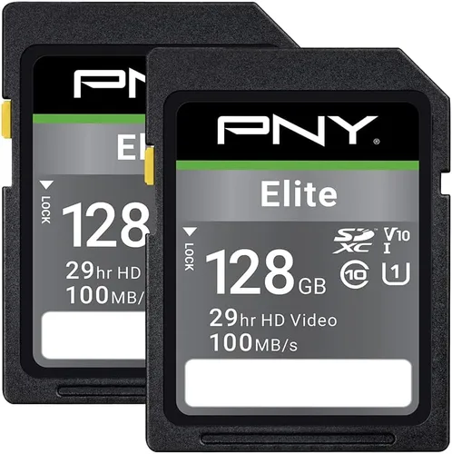 Miniatura 11 de PNY Tarjeta de memoria flash Elite Class 10 U1 V10 SDHC de 32 GB – lectura de 100 MB/s, clase 10, U1 Full HD, UHS-I, tamaño completo SD
