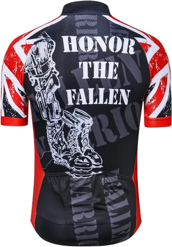 Miniatura 171 de Nuevo Pro cremallera completa hombres ciclismo Jersey manga corta Riding Shirt USA