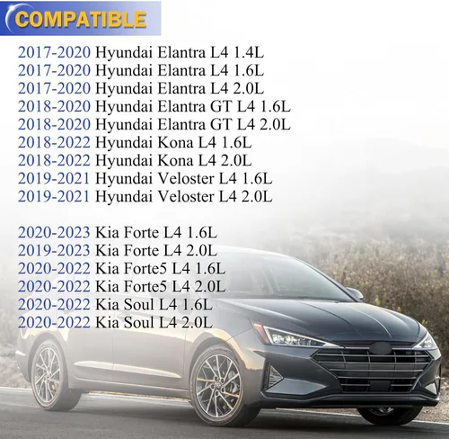Miniatura 2 de Filtro de aire del motor CA12057 para Hyundai 17-20 Elantra, 18-20 Elantra GT, 18-22 Kona, 19-21 Veloster/KIA 19-23 Forte, 20-22 Forte5, 20-22 Soul
