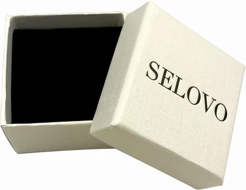 Miniatura 5 de SELOVO Pulsera de circonita cúbica para boda, eslabones de cadena en tono plateado